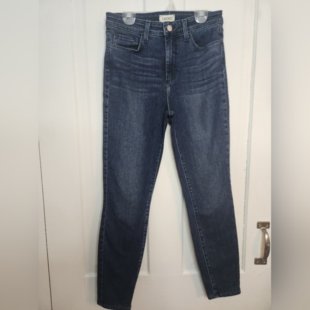L'AGENCE High Rise Skinny Dark Wash Jean Size 27